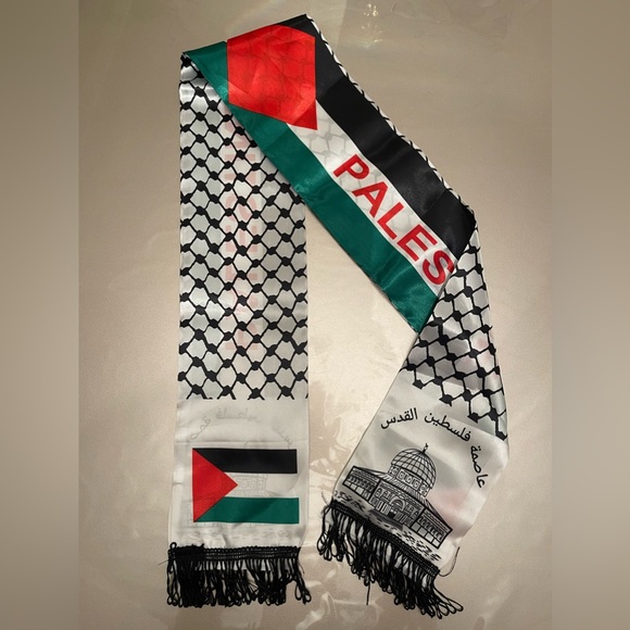 Palestine Scarf Smaller size made in Palestine - Picture 5 of 5